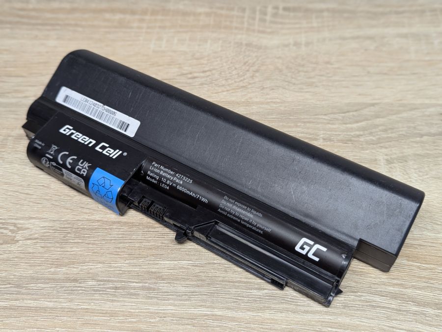 Б/В Акумуляторна батарея Green Cell 42T5225 (lenovo) [ProductHub SKU 42T5225]