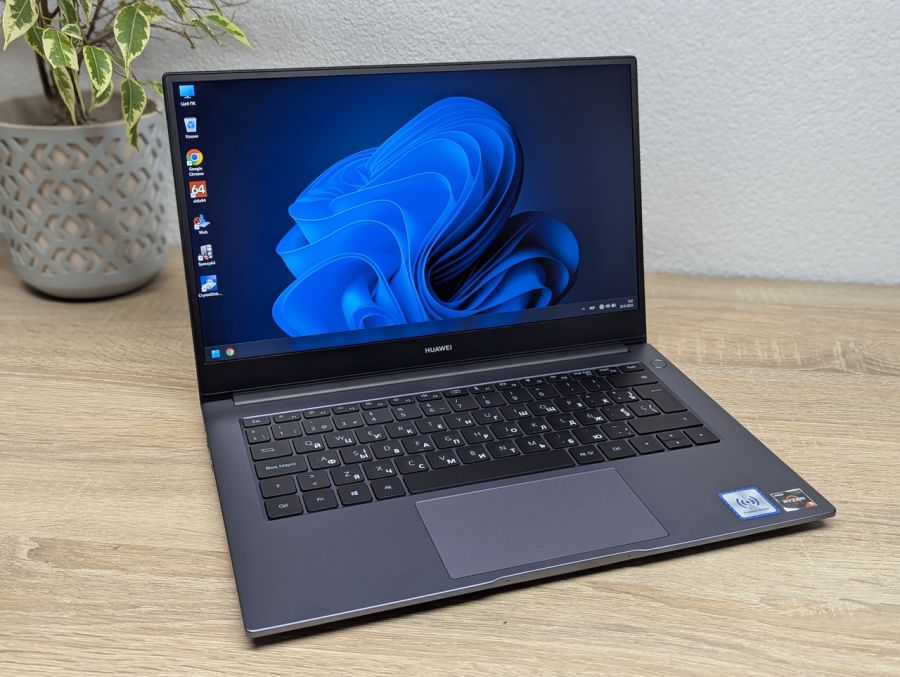 Ноутбук Б/В Huawei MateBook D14 Nbl-WAQ9R, AMD Ryzen 5 Mobile 3500U, DDR4 8 GB, SSD 1TB, AMD Radeon Vega, 14" Full HD
