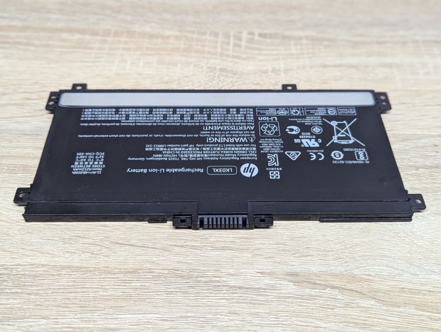 Б/В Оригінальна акумуляторна батарея HP LK03XL
