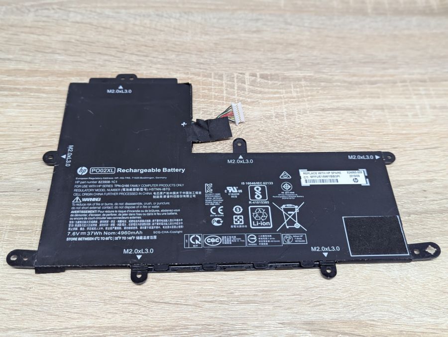 Б/В Оригінальна акумуляторна батарея HP PO02XL [ProductHub SKU PO02XL]