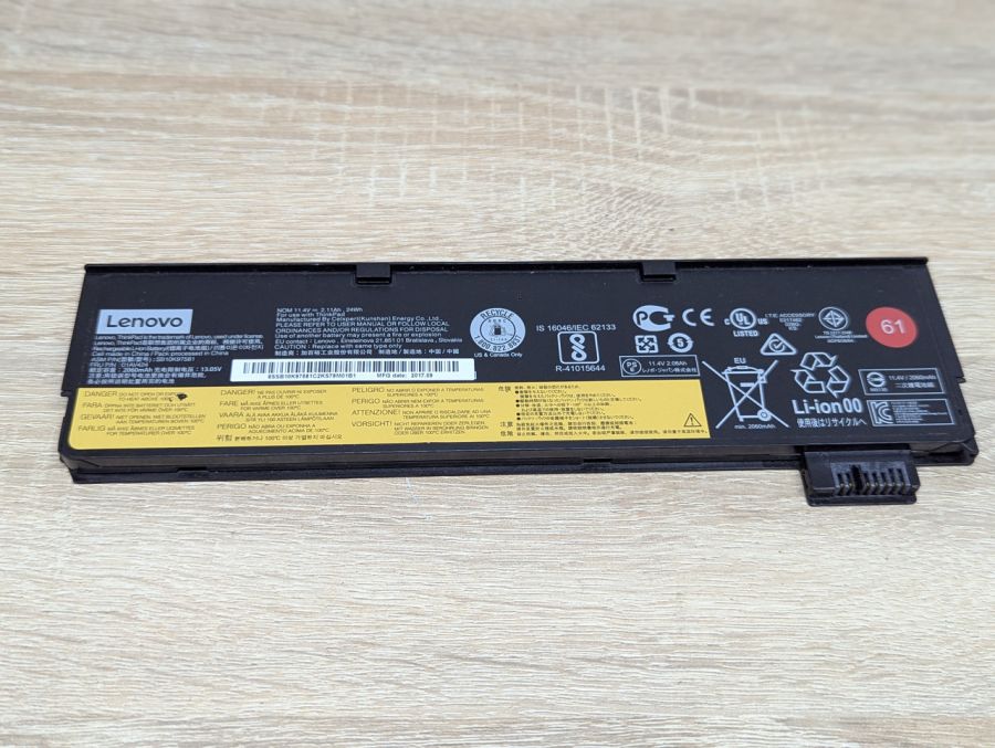 Б/В Оригінальна акумуляторна батарея Lenovo SB10K97581
