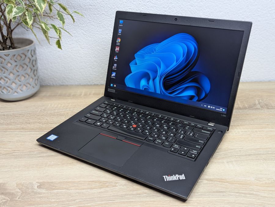 Ноутбук Б/В Lenovo ThinkPad L480, Intel Core i5-8250U, DDR4 8 GB, SSD 256GB, 14" UHD