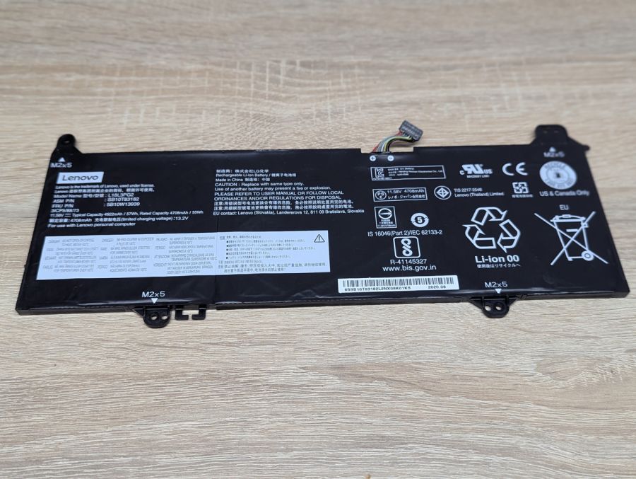 Б/В Оригінальний акумулятор Lenovo L18L3PG2 [ProductHub SKU L18L3PG2]