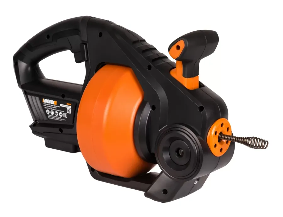 Новий Акумуляторний прочищувач каналізаційних труб Worx WX891