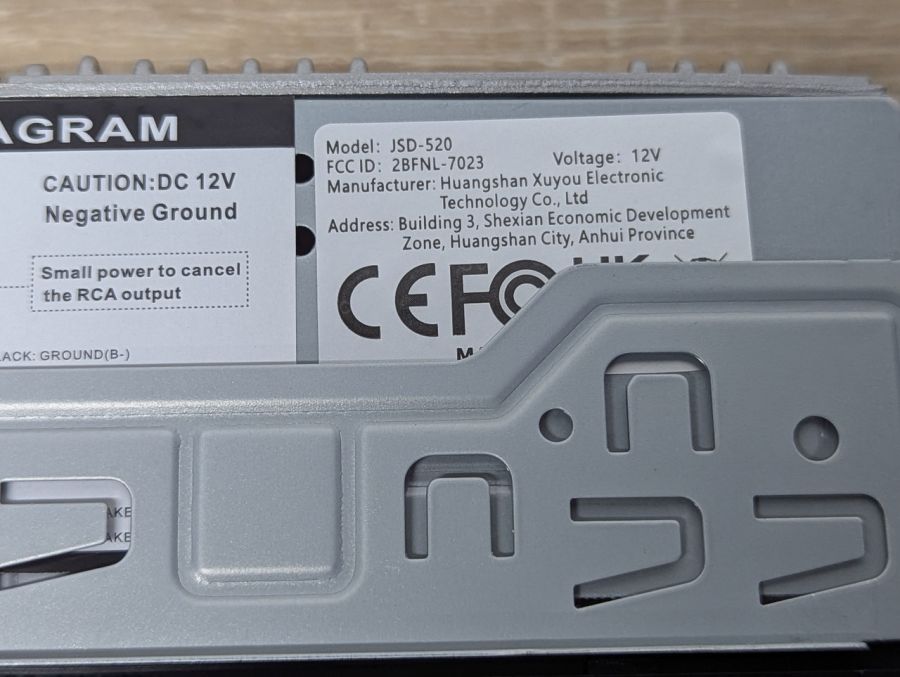 Новий Автомагнітола JSD 520 Bluetooth+USB+SD+AUX 4x60W
