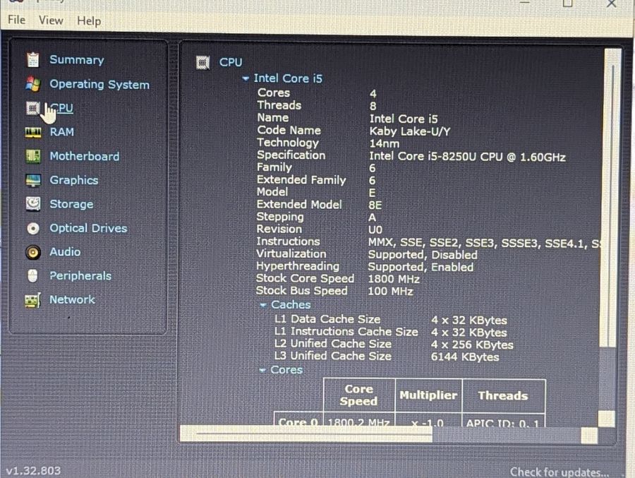 Уцінка! Ноутбук Б/В Lenovo ThinkPad L480, Intel Core i5-8250U, DDR4 16 GB, SSD 256GB, 14" UHD