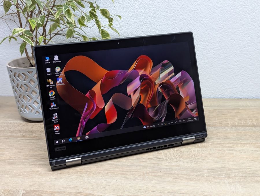 Ноутбук Б/В Lenovo ThinkPad L390 Yoga, Intel Core i5-8265U, DDR4, SSD 256GB, 13" Full HD Сенсор