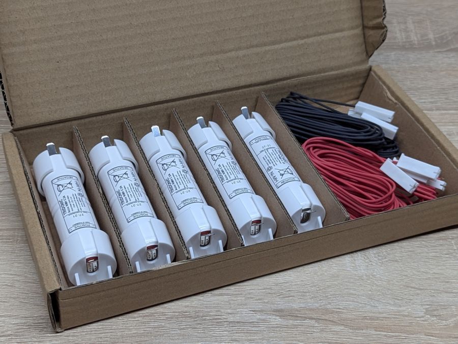 Новий Акумуляторні блоки Tridonic Ni-MH C 2A Qty5 [ProductHub SKU Ni-MH]