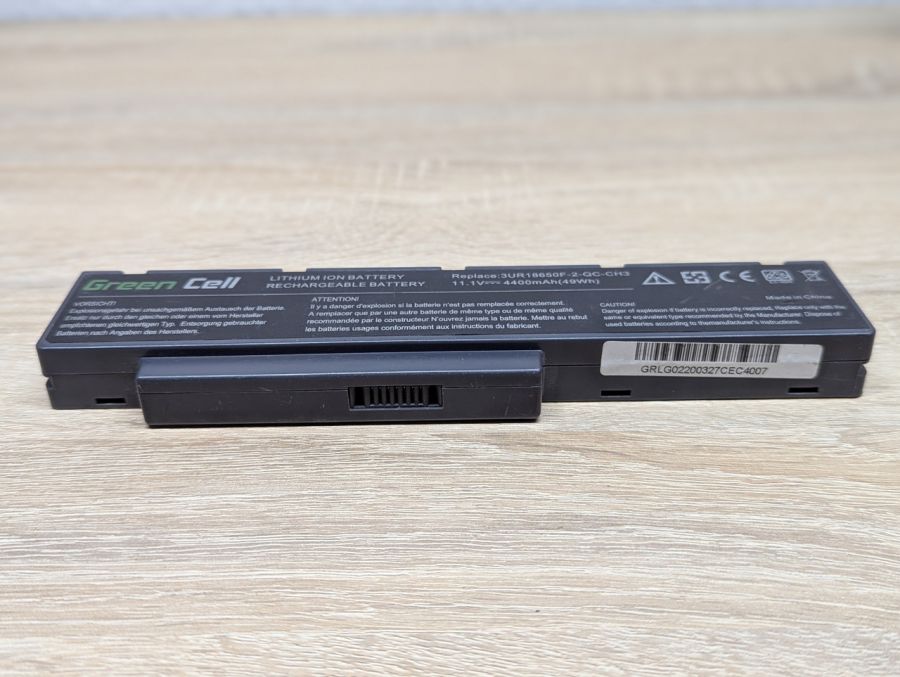 Б/В Акумуляторна батарея Green Cell 3UR18650F-2-QC-CH3