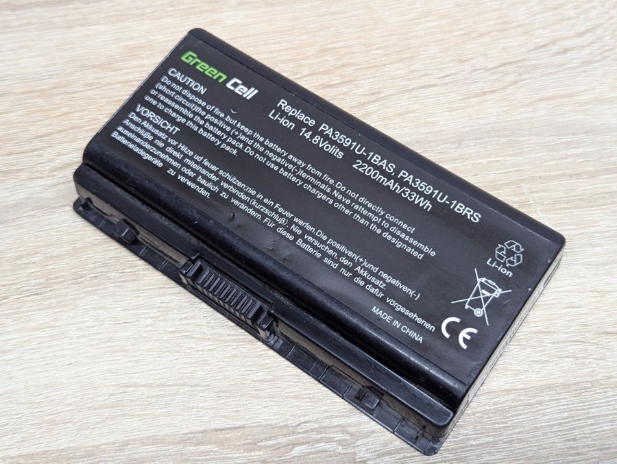 Б/В Акумуляторна батарея Green Cell PA3591U-1BRS [ProductHub SKU PA3591U]