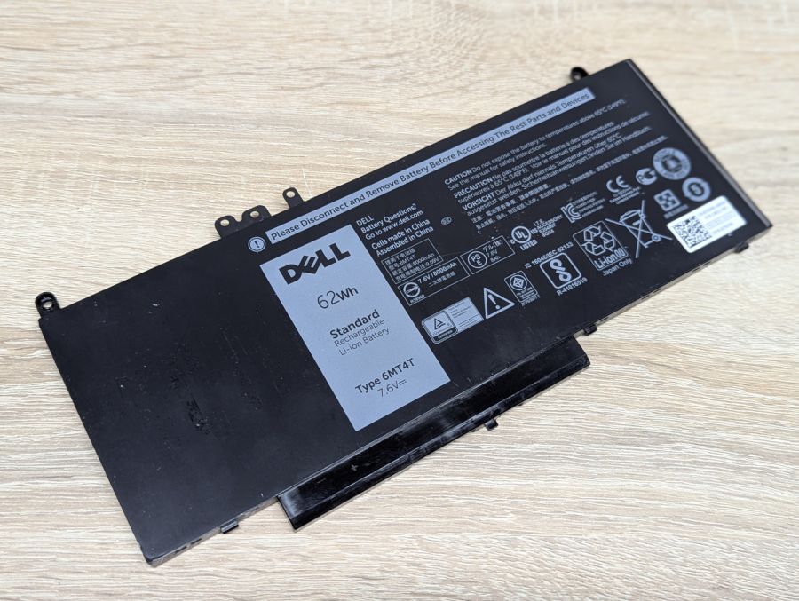 Б/В Оригінальна акумуляторна батарея Dell 6MT4T