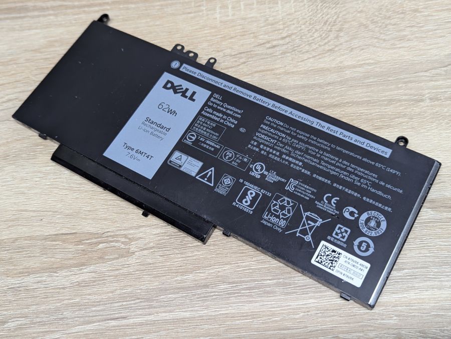 Б/В Оригінальна акумуляторна батарея Dell 6MT4T