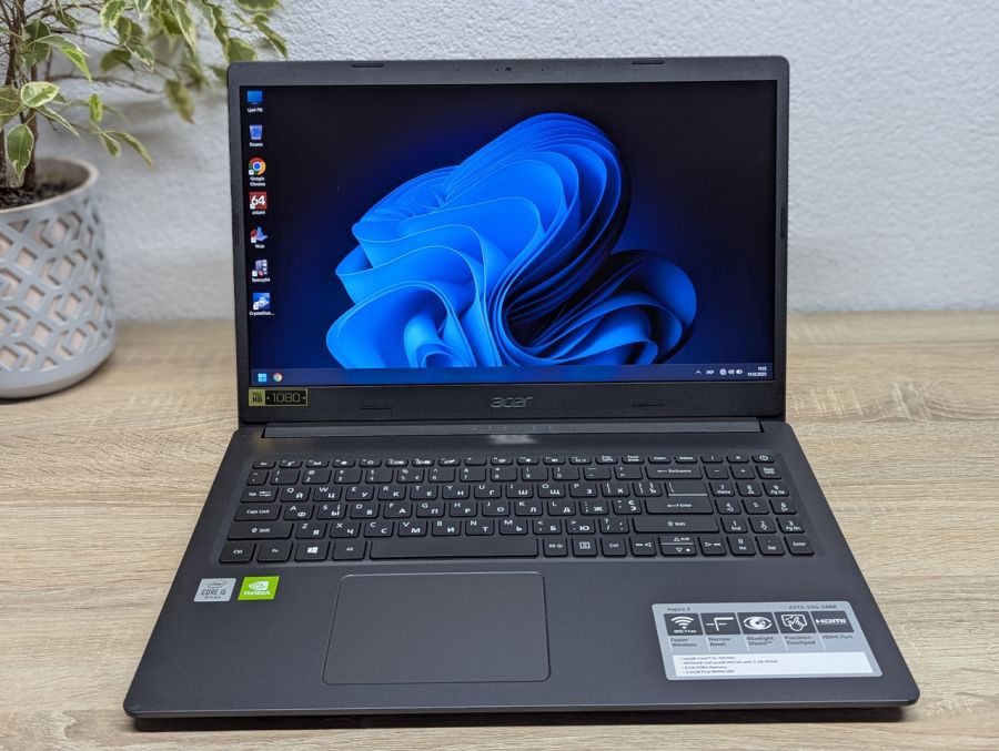 Ноутбук Б/В Acer Aspire 3 A315-55G, Intel Core i5-10210U, DDR4 16 GB, SSD 256GB, NVIDIA GeForce MX230 2Gb, 15.6" Full HD