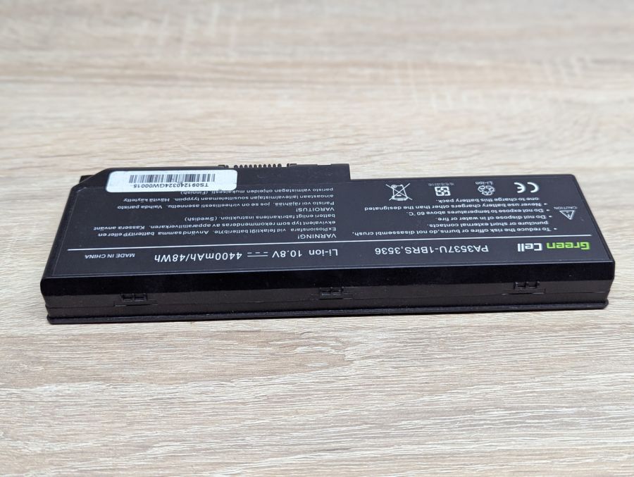 Б/В Акумуляторна батарея Green Cell PA3537U-1BRS [ProductHub SKU PA3537U]