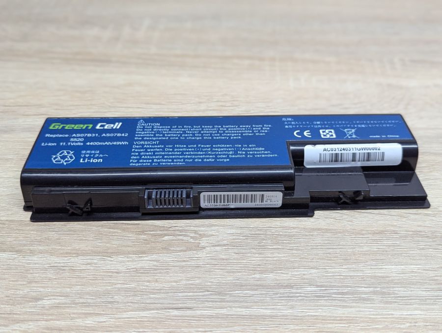 Б/В Акумуляторна батарея Green Cell AS07B31 [ProductHub SKU AS07B31]