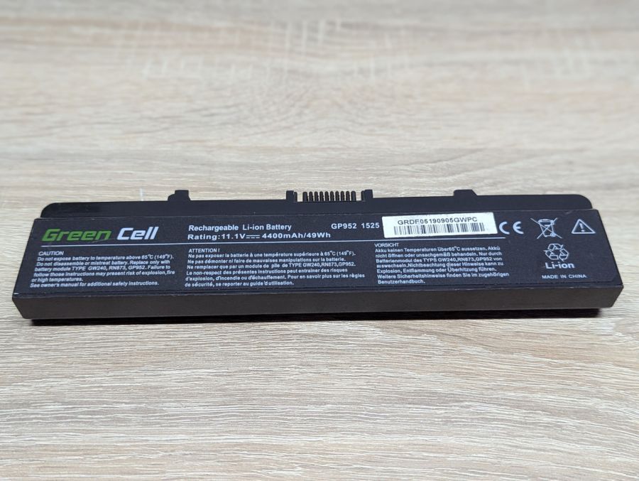 Б/В Акумуляторна батарея Green Cell GP952 1525 (dell)