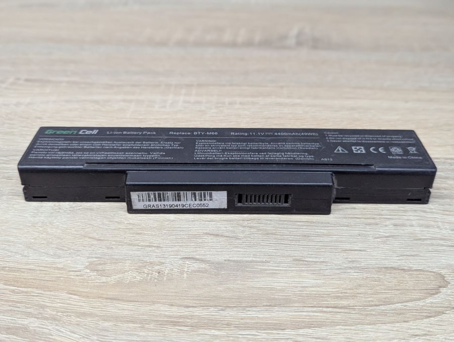 Б/В Акумуляторна батарея Green Cell BTY-M66