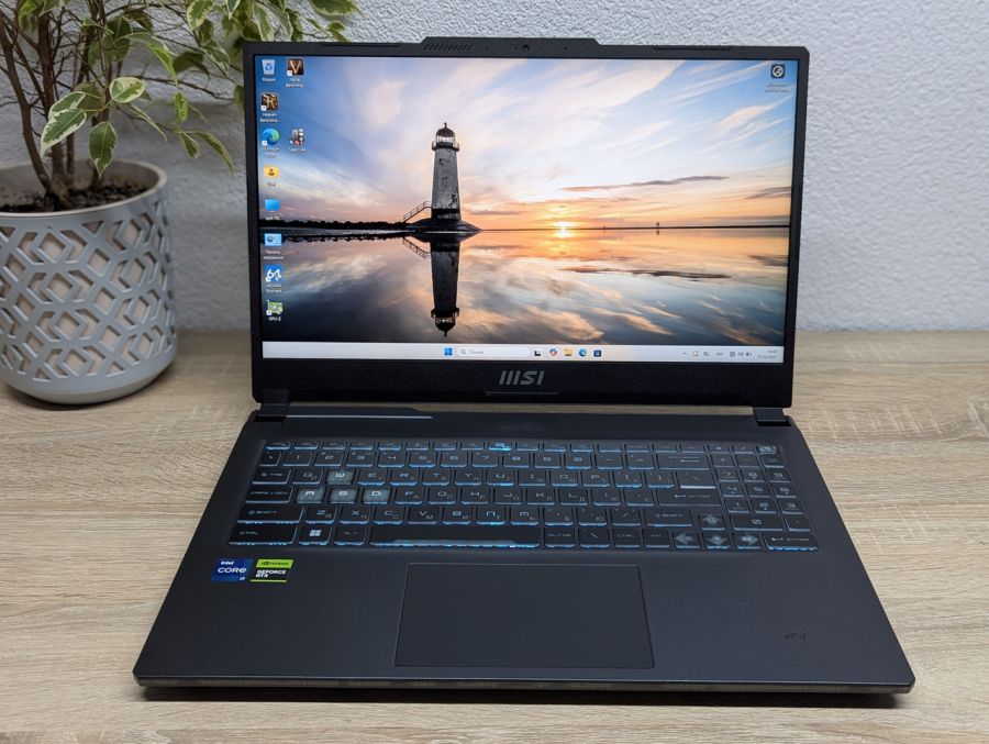 Ноутбук Б/В MSI Cybord 15 A13VE, Intel Core i7-13620H, DDR4 16 GB, SSD 512GB, NVIDIA GeForce RTX 4050 6Gb, 15" Full HD