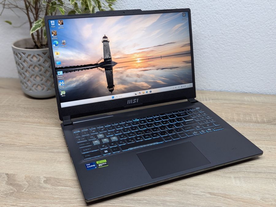 Ноутбук Б/В MSI Cybord 15 A13VE, Intel Core i7-13620H, DDR4 16 GB, SSD 512GB, NVIDIA GeForce RTX 4050 6Gb, 15" Full HD