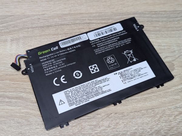 Б/В Акумуляторна батарея Green Cell SB10K97606 (01AV445)