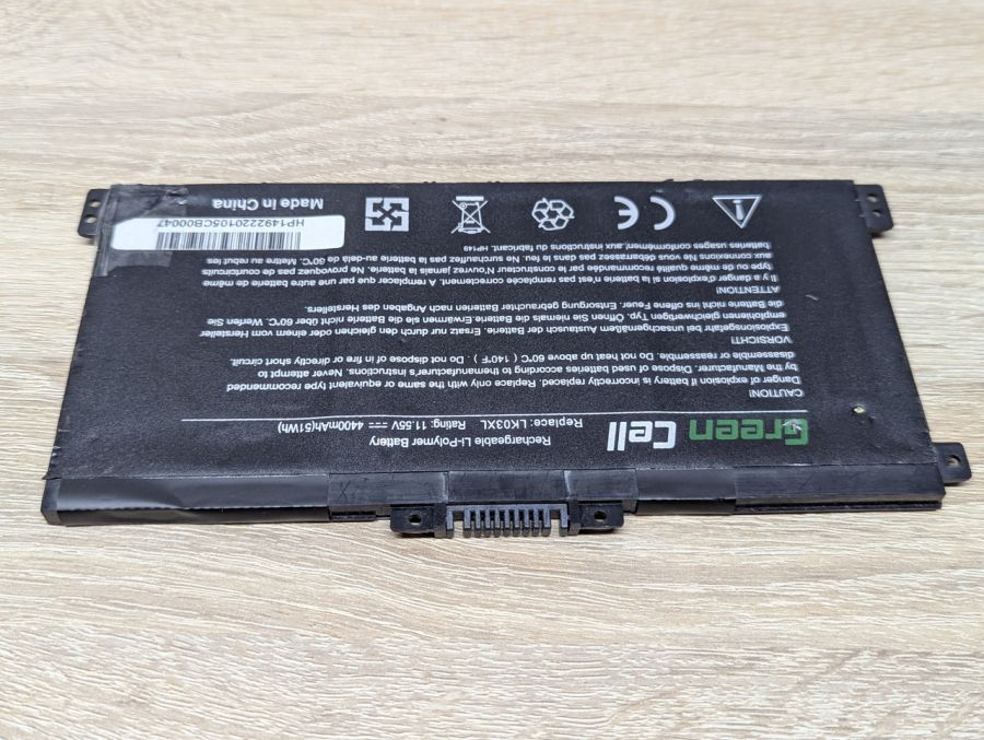 Б/В Акумуляторна батарея Green Cell LK03XL