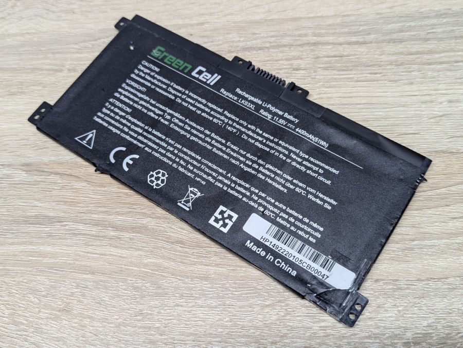 Б/В Акумуляторна батарея Green Cell LK03XL