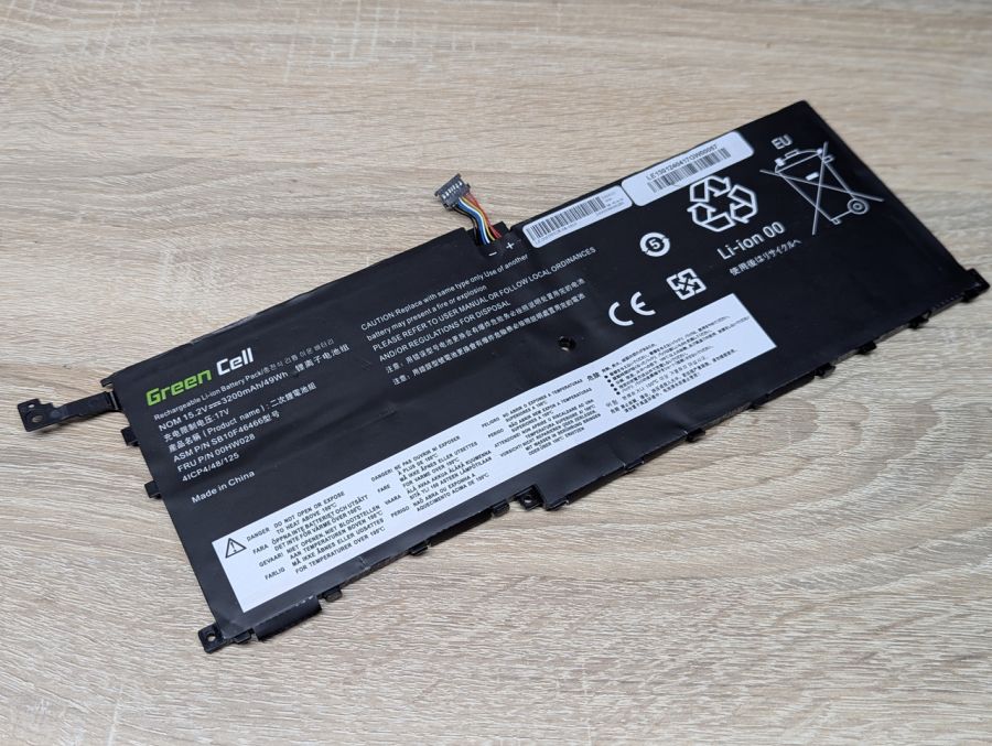 Б/В Акумуляторна батарея Green Cell SB10F46466 (00HW028)