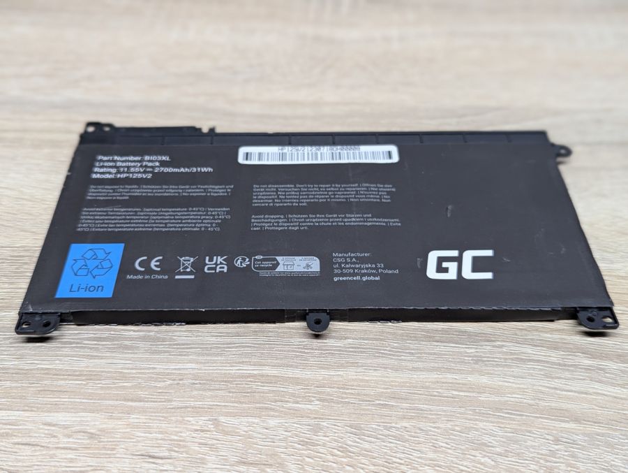 Б/В Акумуляторна батарея Green Cell BI03XL