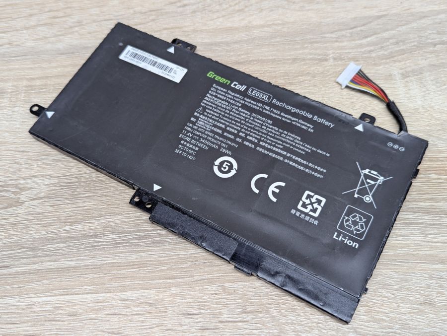 Б/В Акумуляторна батарея Green Cell LE03XL
