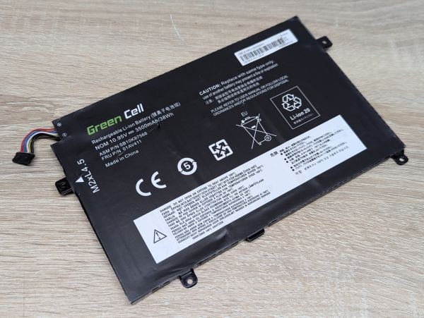 Б/В Акумуляторна батарея Green Cell SB10K97568 (01AV411)