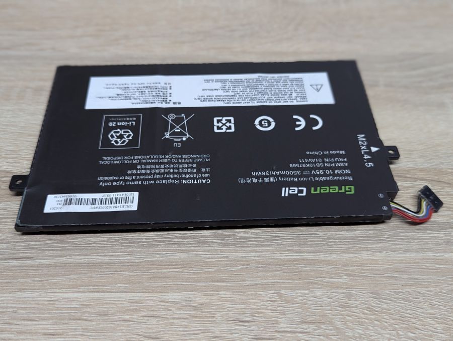Б/В Акумуляторна батарея Green Cell SB10K97568 (01AV411)
