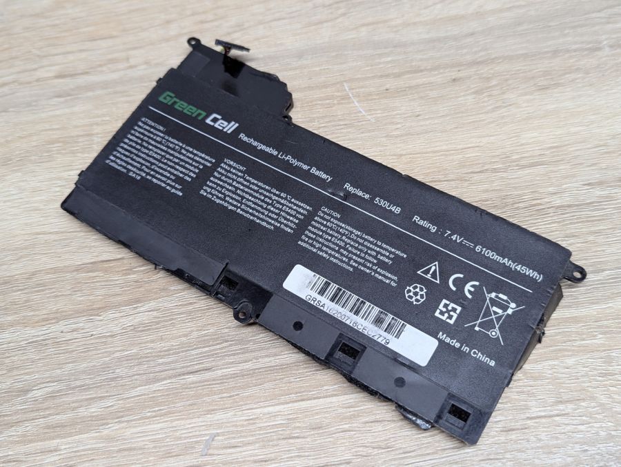 Б/В Акумуляторна батарея Green Cell 530U4B