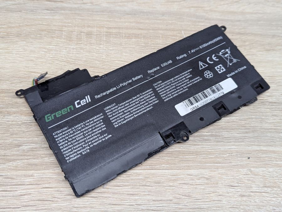 Б/В Акумуляторна батарея Green Cell 530U4B