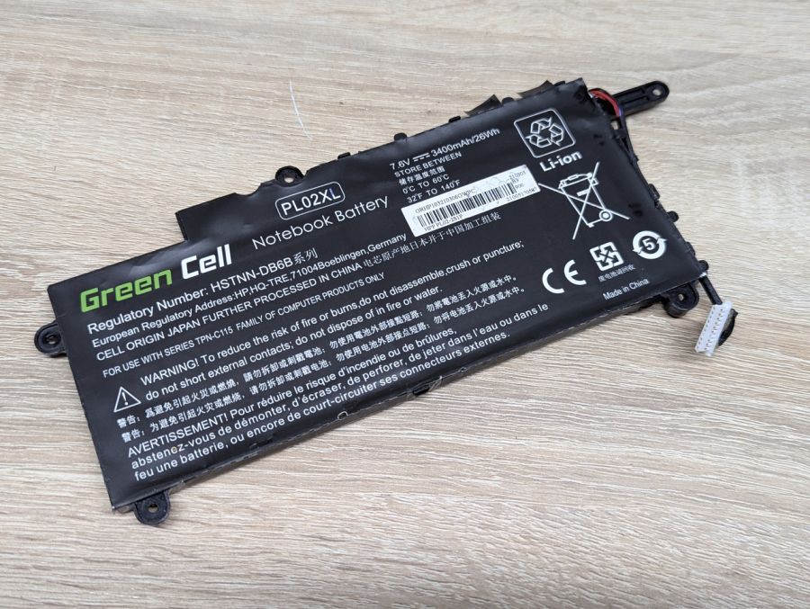 Б/В Акумуляторна батарея Green Cell PL02XL [ProductHub SKU PL02XL]