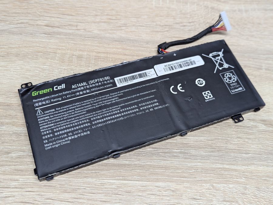 Б/В Акумуляторна батарея Green Cell AC14A8L