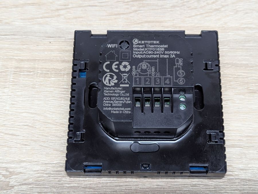 Новий Термостат SKETOTEK KTF0163B (для водяної теплої підлоги)