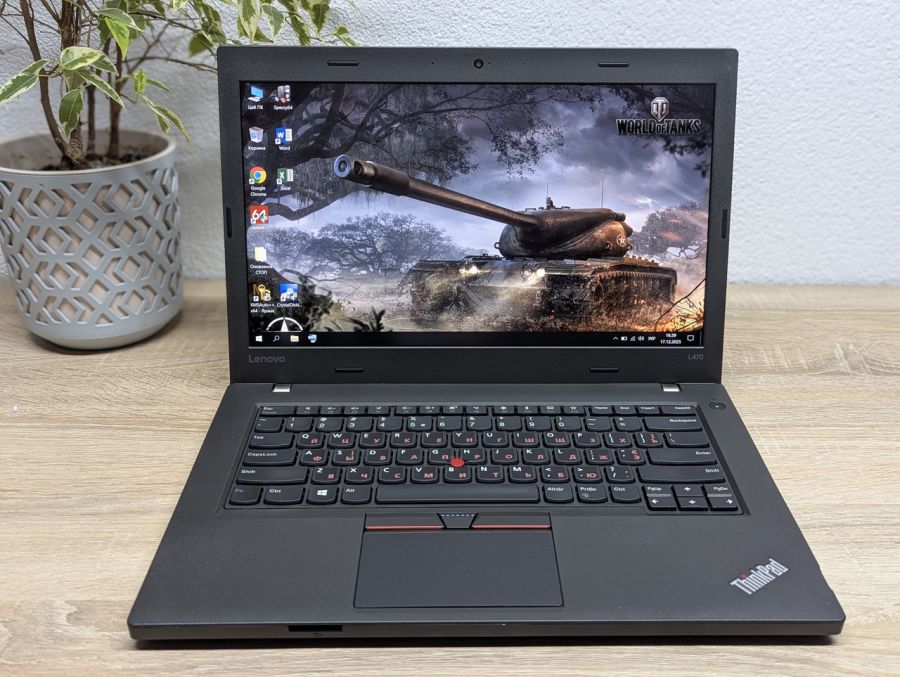 Уцінка! Ноутбук Б/В Lenovo L470, Intel Core i3-6006U, DDR4 8 GB, SSD 128GB, 14" Full HD