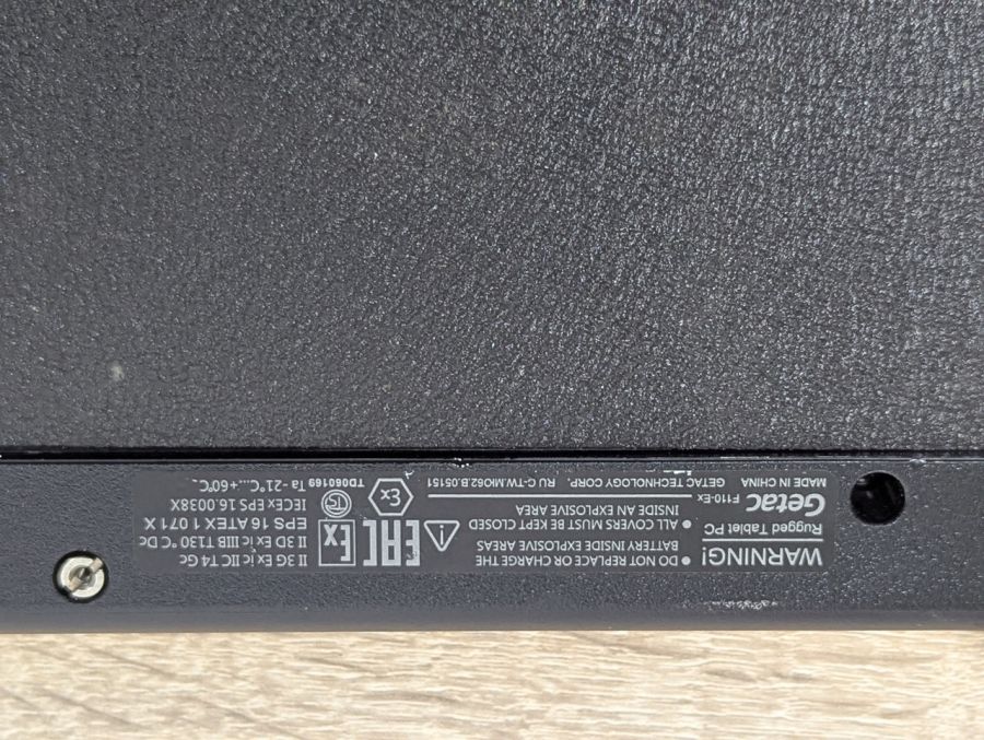Ноутбук Б/В Getac F110 G4, Intel Core i7-7600U, DDR4 16 GB, SSD 256GB, 11.6" HD