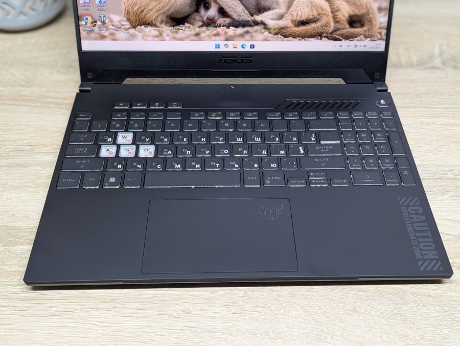Ноутбук Б/В B Asus TUF FX517ZM, Intel Core i7-12650H, DDR4 16 GB, SSD 512GB, NVIDIA GeForce RTX 3060 8GB, 14" Full HD