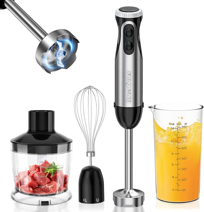Новий Ручний блендер 4 in 1 Bonsenkitchen HB3203