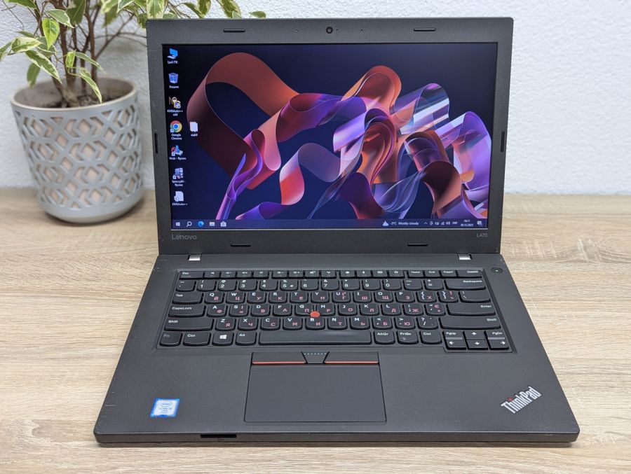 Уцінка! Ноутбук Б/В Lenovo L470, Intel Core i5-6300U, DDR4 16 GB, SSD 256GB, 14" HD