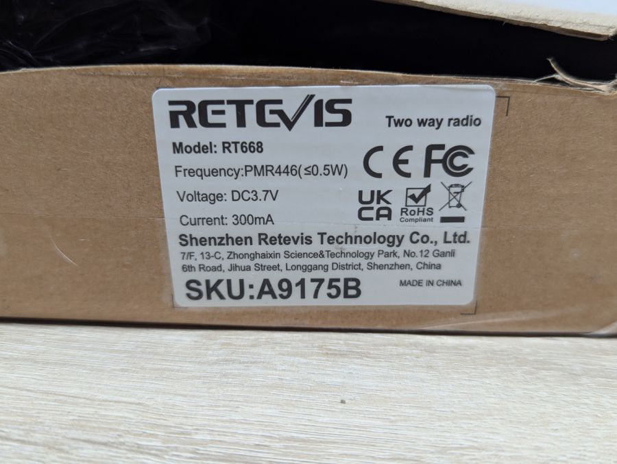 Новий Комплект рацій Retevis RT668