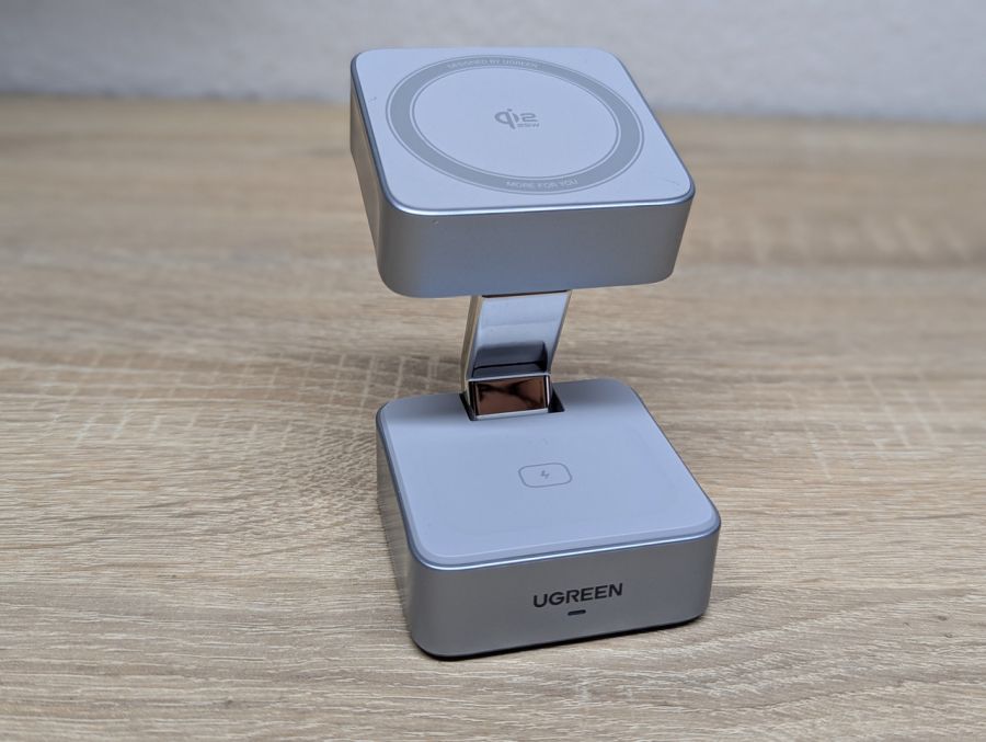 Новий Магнітний бездротовий зарядний пристрій UGREEN MagFlow W752 2в1