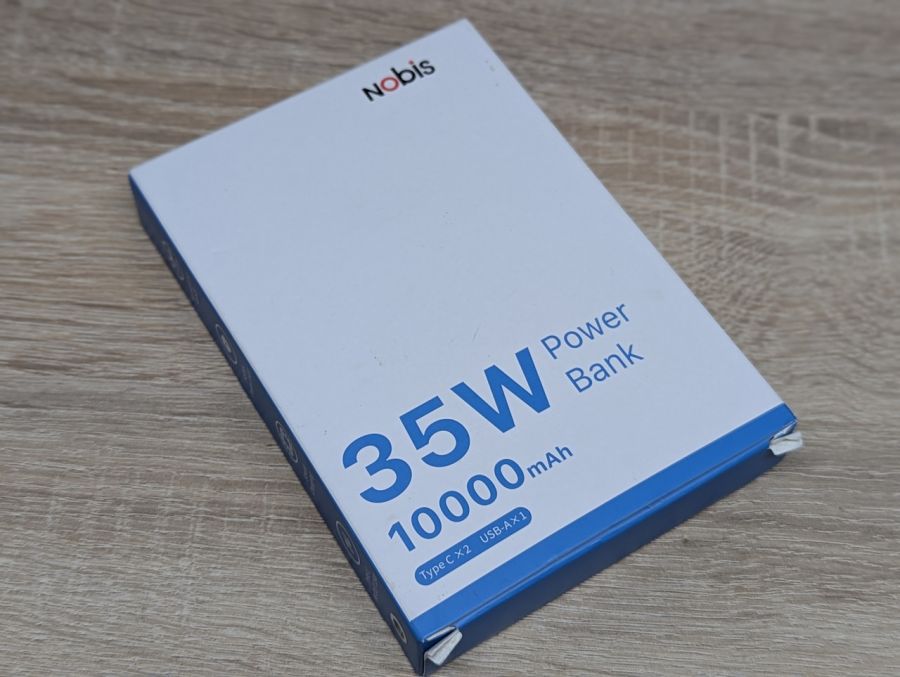 Новий Портативний зарядний пристрій NOBIS Power Bank 35 Вт