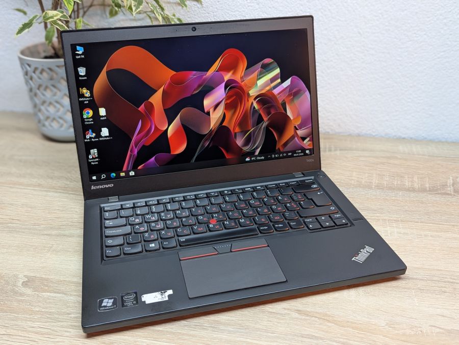 Ноутбук Б/В Lenovo ThinkPad T450S, Intel Core i5-5200U, DDR3 8 GB, SSD 256GB, 14" Full HD