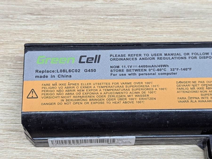 Б/В Акумуляторна батарея Green Cell L08L6С02 G450