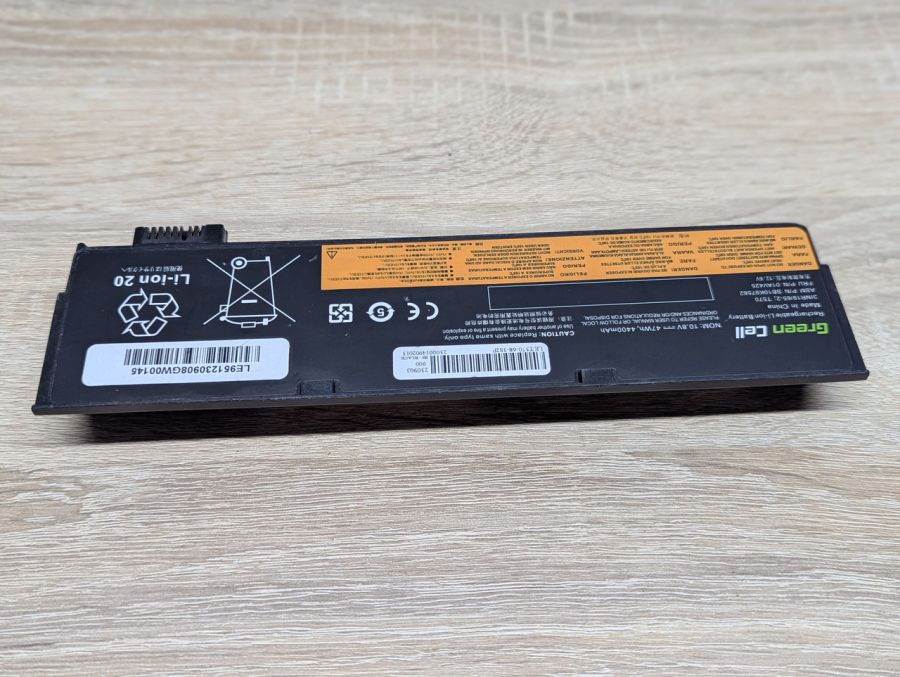 Б/В Акумуляторна батарея Green Cell SB10K97582 (01AV425)