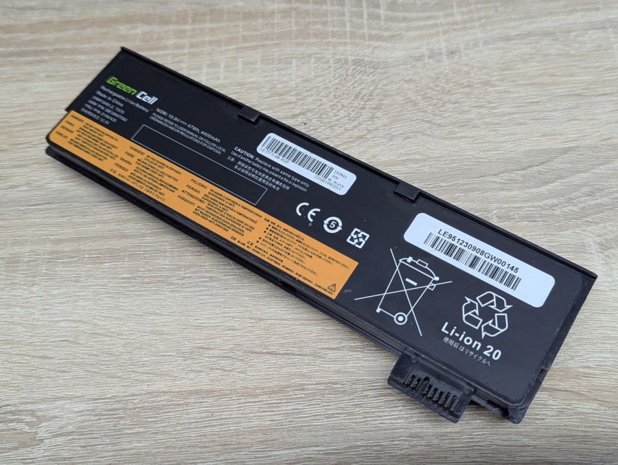 Б/В Акумуляторна батарея Green Cell SB10K97582 (01AV425)