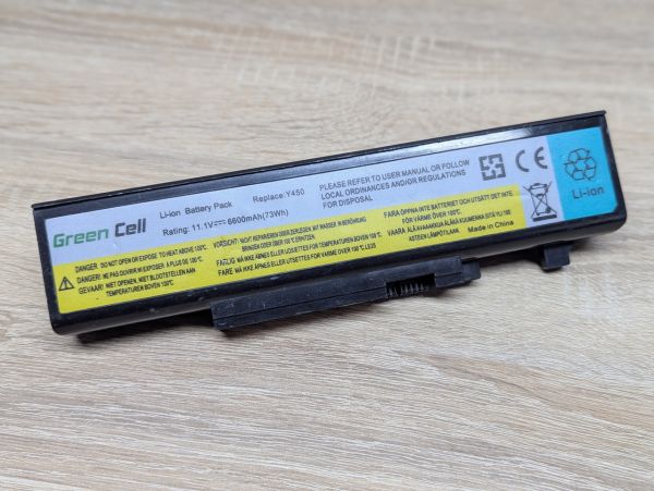 Б/В Акумуляторна батарея Green Cell Y450