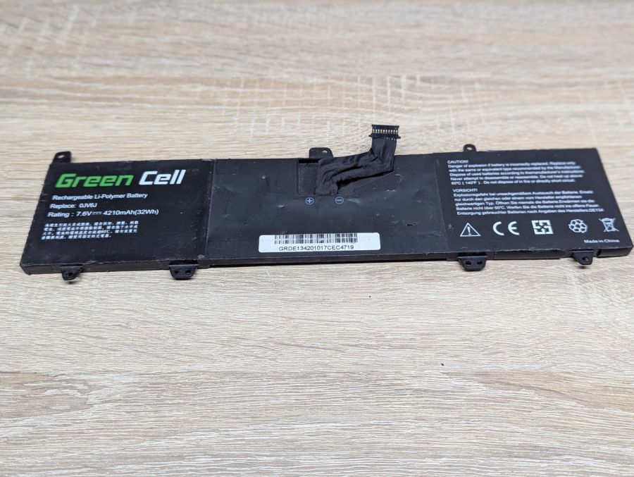 Б/В Акумуляторна батарея Green Cell 0JV6J